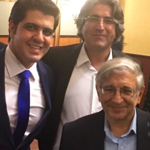 دکتر کامران آقایی به همراه دکتر گودرز افتخار جهرمی